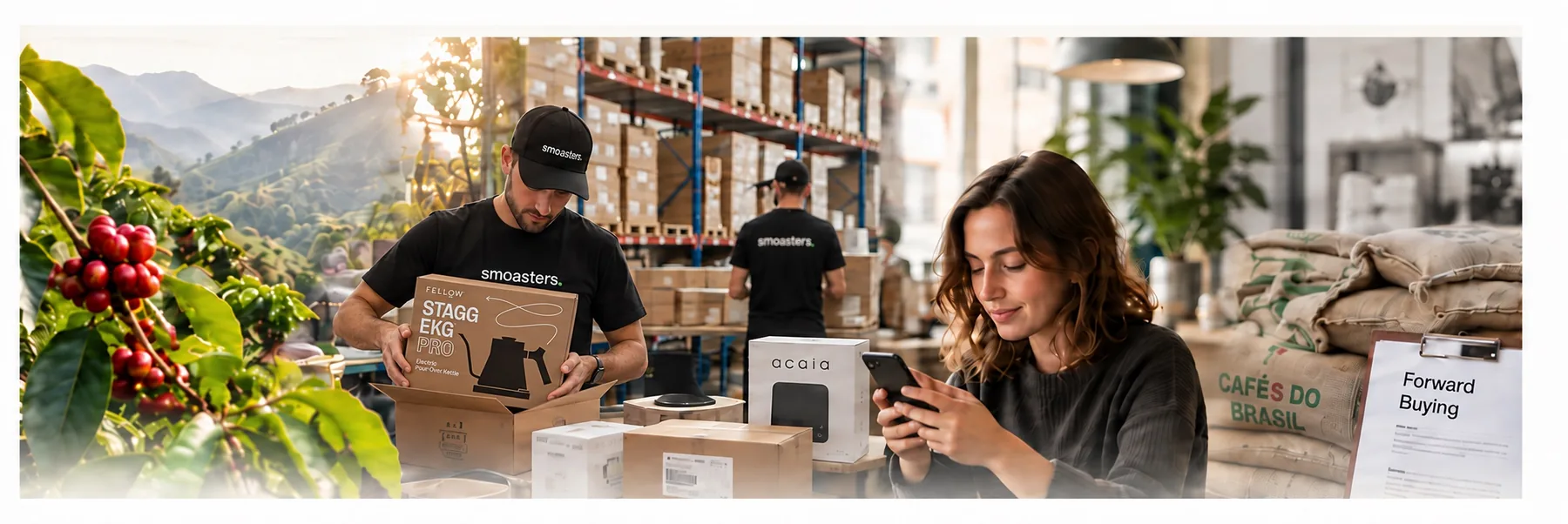 From the farm to the roastery: sourcing, fulfilment, reach and finance